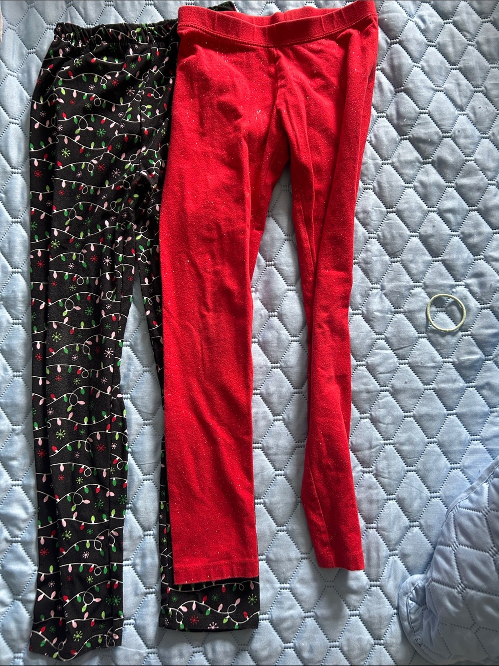 Cat & Jack Red and Black Holiday Leggings - Girls